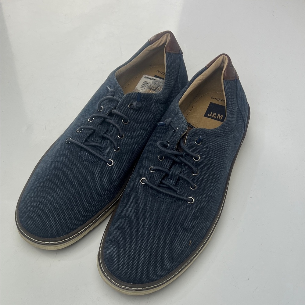 Johnston & Murphy Blue Oxfords